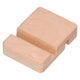 Phone Stand Wooden Compact Durable Universal Simple Stylish Modern Phone Holder for Home OfficeSquare Double Slot