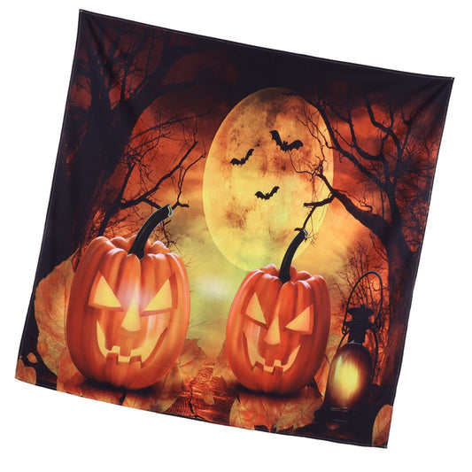 Halloween Tapestry Wall Hanging Mat Carpet Background Decoration Home Party Photo Studio Supplies150x150cm / 59.1x59.1in