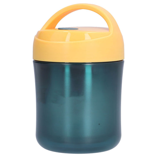 Insulated Food Jar 500ml 304 Stainless Steel Silicone Waterproof Keep Warm Lunch Box for SoupYellow