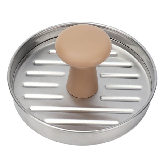 Hamburger Meat Press Stainless Steel Burger Making Tool with Plastic Handle Patty Maker Mold
