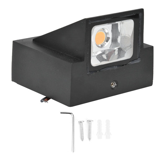 Outdoor Wall Light 5W COB Warm Light Source No Flicker IP65 Waterproof Lamp for Corridor Courtyard 85‑265V