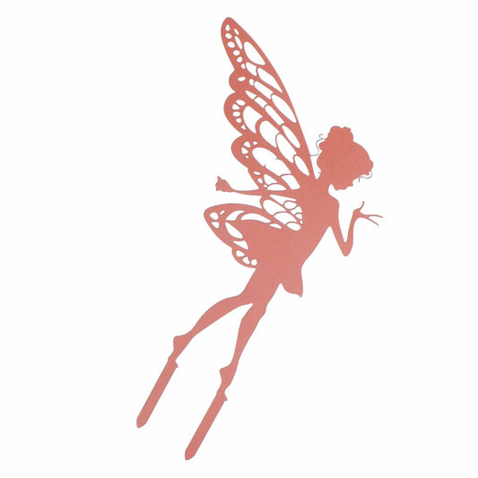 Decorative Garden Stakes Fairy Silhouette Metal Yard Stakes Arts Outdoor Garden Decor Spring Decor