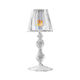 Glass Candle Holder Tansparent Table Lamp Shape Candlestick Holder for Din