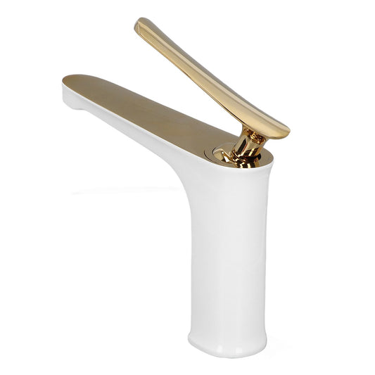 G1/2 Water Faucet Brass Sink Bath Single Handle Mixer Tap Bathroom Lavatory Wash Basin Faucet