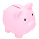 Piggy Bank Rugged Durable Vinyl Cartoon Animal Pig Coin Cash Piggy Bank Boy Girl GiftPink