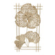 Golden Metal Ginkgo Leaf Decoration Modern Minimalist 3D Wall Sculpture for Bedroom Living Room Hotel Cafe