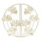 2 Pcs Ginkgo Leaf Decoration Modern Simple Nordic Style Metal Golden Ginkgo Leaf Wrought Iron Wall Decoration