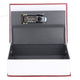 Book Shaped Steel Safe Classic Secret Book Safe Lock Password Type Household Storage BoxRed