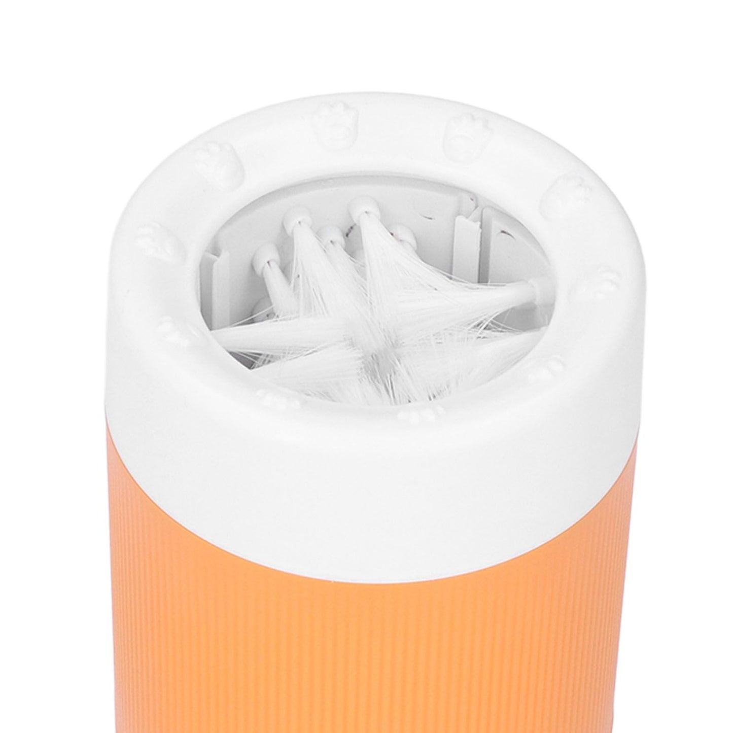 Dog Paw Cleaner Semi Automatic Portable Dog Foot Washing Cup for Pets Cats and DogsOrange