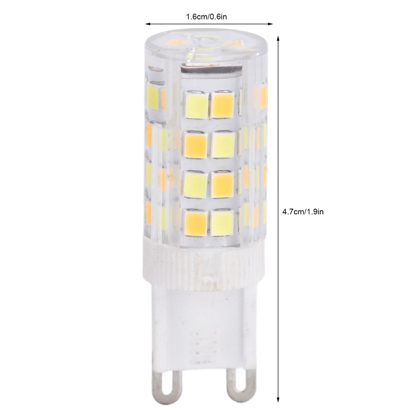 10PCS G9 220V LED Lamp Dimmable Ceramic LED Bulb Replace Halogen Lamp for ChandelierG9 5W 52LED