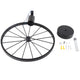 Wall Lamp Decorative Wheel Light Retro Industrial Style Iron for Balcony Corridor Black