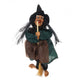 Halloween Hanging Witch Dolls Voice Control Prop Animated Ghost Scary Riding Broom Wall Hanging Party Outdoor Home Decoration Toy