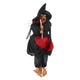 Halloween Hanging Witch Dolls Voice Control Prop Animated Ghost Scary Riding Broom Wall Hanging Party Outdoor Home Decoration Toy