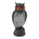 Owl Bird Deterrent Garden Plastic Red Eyes Owls to Keep Birds Away Fine Details Wear Resistant Owls to Keep Birds Away Cartoon Flaky Small Owl
