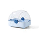 Tableware Storage Box Multifunctional Chopsticks Dishes Drying Box with Cover Kitchen Utensil Blue