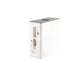 Rice Dispenser Transparent Clear Scale Funnel Type Dust Proof Household Rice Bucket for Soybean Oatmeal S White 13.4 X 5.9 X 13.8in