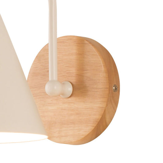 Wall Lamp Curved Simple Antirust Living Room Corridor Study Bedroom Bedside Wall Sconce for Decoration No Light Source White