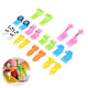 20Pcs Mini Cute Cartoon Animal Food Fruit Picks Forks Lunch Box Decor for Kids