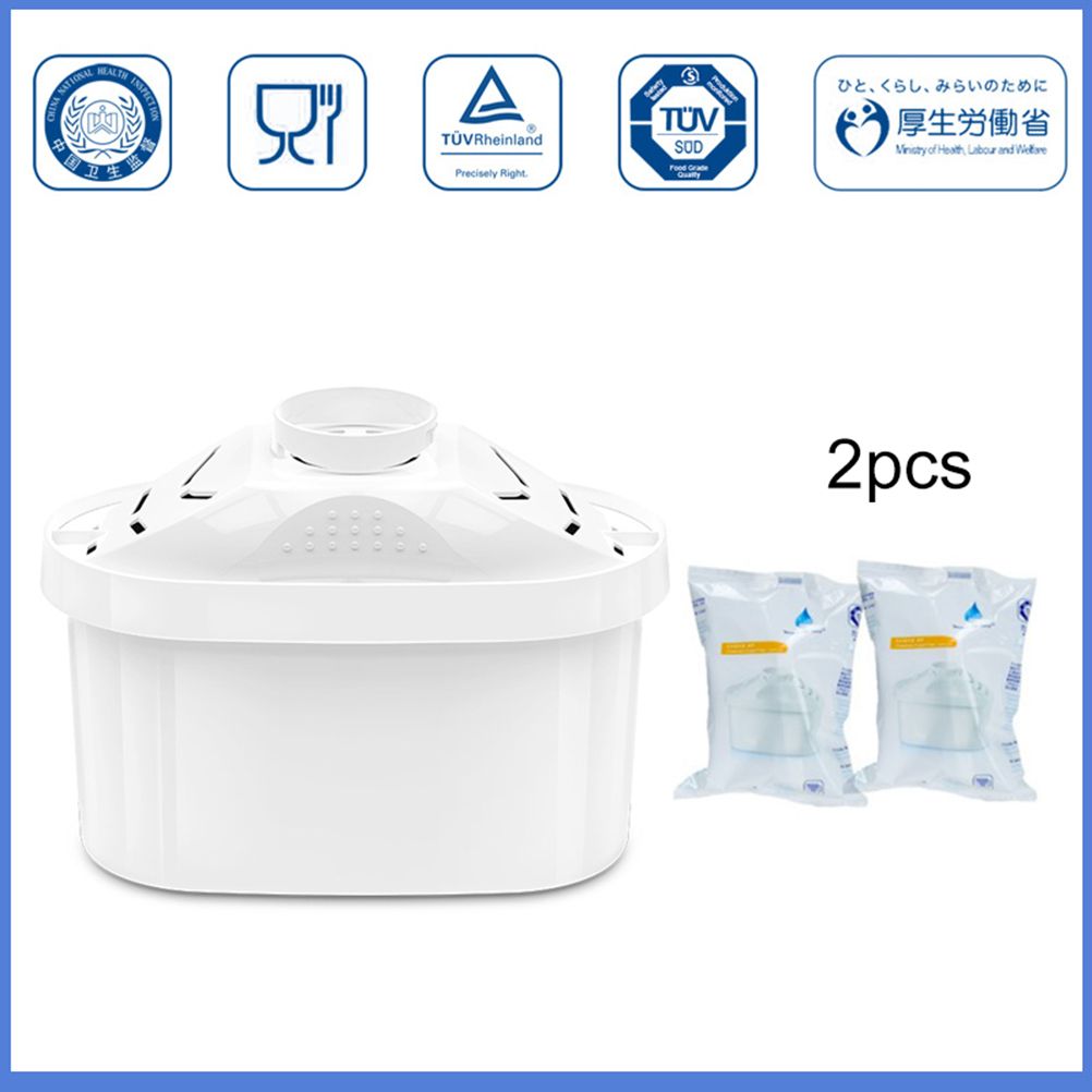 2Pcs Water Filter Cartridges Compatible with Brita Maxtra and Filter Cartridges for Brita Water Filters