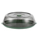 Dish Cover PET Heat Insulation Storage Transparent Dustproof for Home Picnic Cooking Green