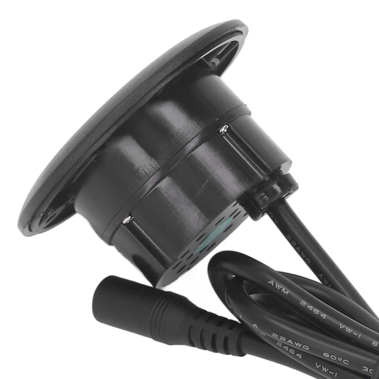 Embedded Charging Round Port QC3.0 Fast Charging Phone Desktop Charger Station for Home 12‑30V 30W Black