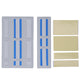 Portable Electronic Plywood Organizer Attachable to Laptop Notebook Cable Wireless Mouse Gray