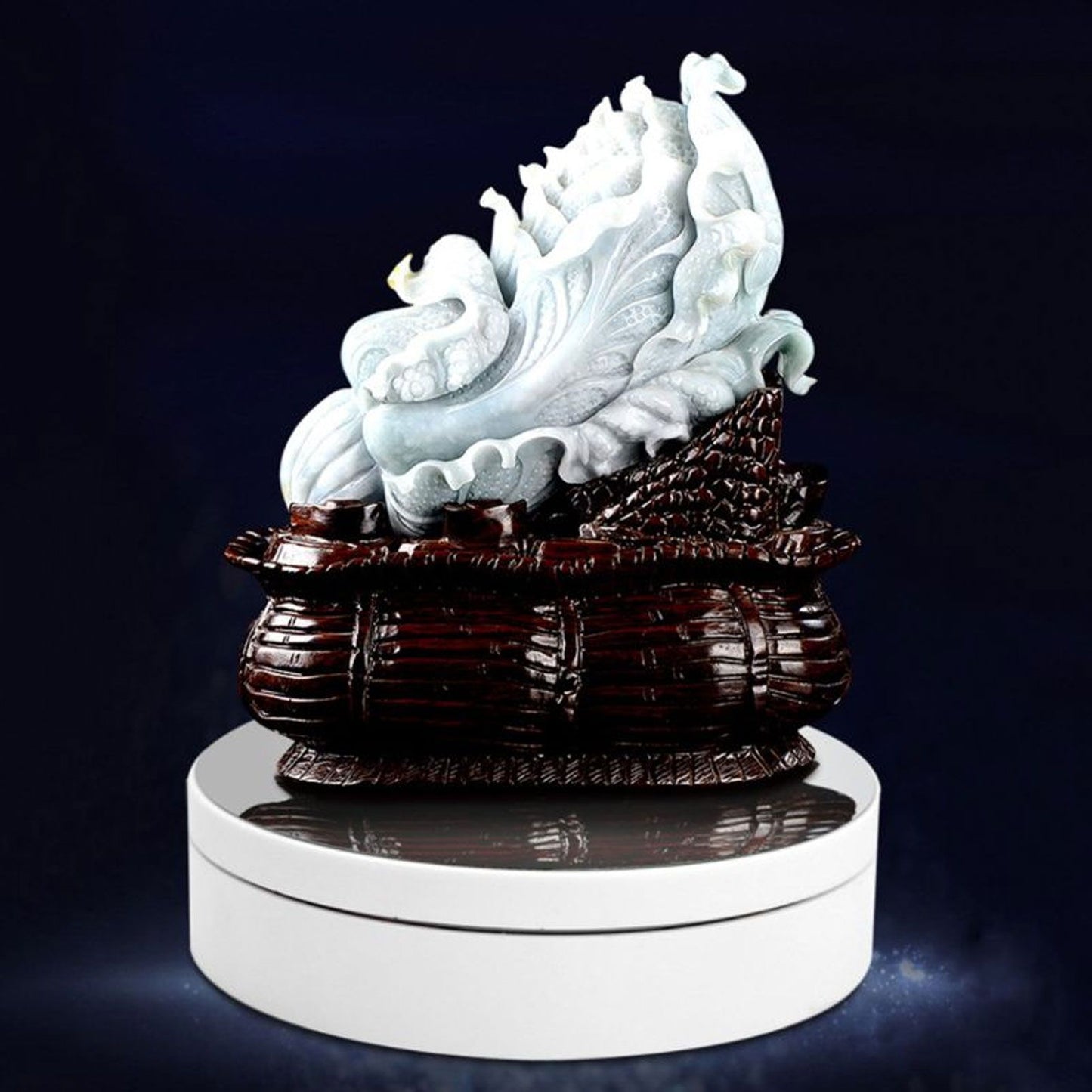 3 Speeds Electric Rotating Display Stand 360 Degree Turntable Jewelry Holder USB ChargingWhite