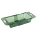 Over The Sink Strainer Retractable Design Transparent Fast Draining Durable PET Sink Colander Transparent Green Strainer with Retractable Design