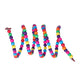 Bird Standing Rope Flexible Colorful Swing Cage Hanging Chewing Climbing Toys Supplies