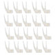 20Pcs Plastic Bird Fruit Fork Lightweight Pet Parrots Toy Bird Supplies Convenient Feeder