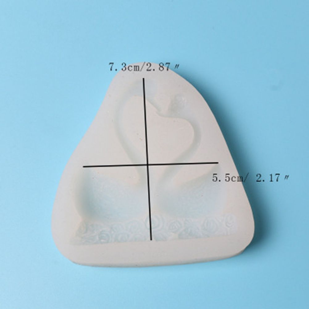 Silicone Cake Mold Sweet Couple Swan Pattern Desserts Chocolate Baking DIY Mold Making Tool