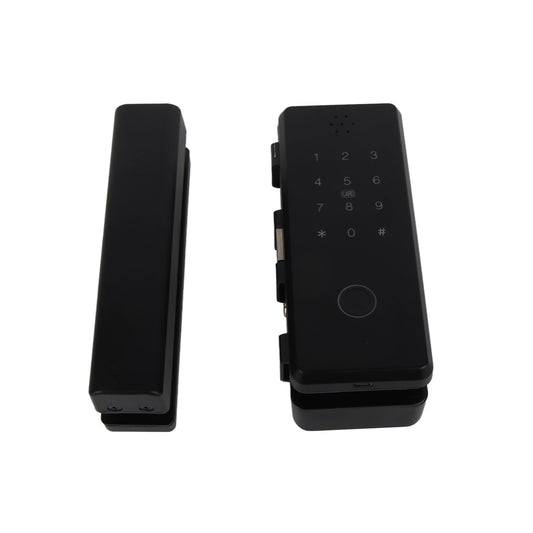 Electronic Glass Door Lock Fingerprint Keyless Entry Electronic Antitheft for Home Office