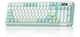 Solakaka A99PRO 3‑Mode RGB Mechanical Keyboard, White‑Green