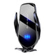 FJ22 Auto Clamping Wireless Car Charger Mount Infrared Air Vent Phone Holder,black