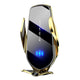 FJ22 Auto Clamping Wireless Car Charger Mount Infrared Air Vent Phone Holder,Golden