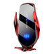FJ22 Auto Clamping Wireless Car Charger Mount Infrared Air Vent Phone Holder,red
