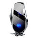 FJ22 Auto Clamping Wireless Car Charger Mount Infrared Air Vent Phone Holder,Silver