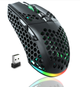 SOLAKAKA SM600 Honeycomb Shell Gaming Mouse Wireless,black