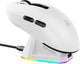SOLAKAKA SM820 Wireless Gaming Mouse with RGB Charging Dock,24000 DPI Tri-Modes Wireless Mouseļ¼white
