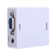 VGA to HDMI Adapter Mini HD 1080P Conversion Box AdapterWhite