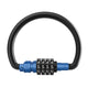 Secure 4 Digits Regulable Combination Padlocks Rustproof Zincs Alloys Bike Lock for Bicycles Storage Lockers -Blue