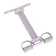 Pedal Resistance Band with Handles, Full Body Workout Trainer with Foot Pedals for Home Gym - Purple