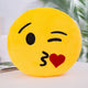 Plush Emoji Pillow PP Cotton Hand Warmer Flying Kiss 40cm pillow