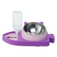 Pet Feeder Water Dispenser Fish Shape Auto Refill... Blue