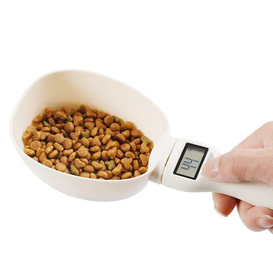 Precision Electronic Weighing Spoon for Pet Food and Kitchen Ingredients, Digital Scale Spoon with LCD Display, Accurate Measurement for Flour, Milk Powder, and Seasonings