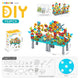 DIY Creative Screw Puzzle Building Block Table Set for Kids Ages 3+ – Educational STEM Toy with Colorful Plastic Pieces, Tools, and Bonus Drawing Board for Home Play and Skill Development (752PCS, Dinosaur)