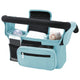 Multifunctional Stroller Organizer Bag – Universal Hanging Storage Pouch with Insulated Bottle Holder, Detachable Pouch, and Adjustable Straps, Doubles as a Crossbody Diaper Bag for On-the-Go Convenience (Blue)