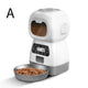 Smart Pet Automatic Feeder with 3.5L Capacity, Timed Portion Control, WiFi Remote Control, Voice Call Feature, Dual Power Supply for Cats and Small Dogs, Ideal for Indoor Use While You Are Away (A(No WiFi ))