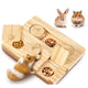 Wooden Bird Foraging Puzzle Toys for Parrots, Parakeet, Cockatiel, Sun Conures - Birds Interactive Mental Enrichment Toy,