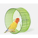 21cm Parrot Silent Running Wheel, Parrot Exercise Wheel, Birds, Parrots, Turtles, Hamsters, Small Animal Quiet Running Wheel (Green)